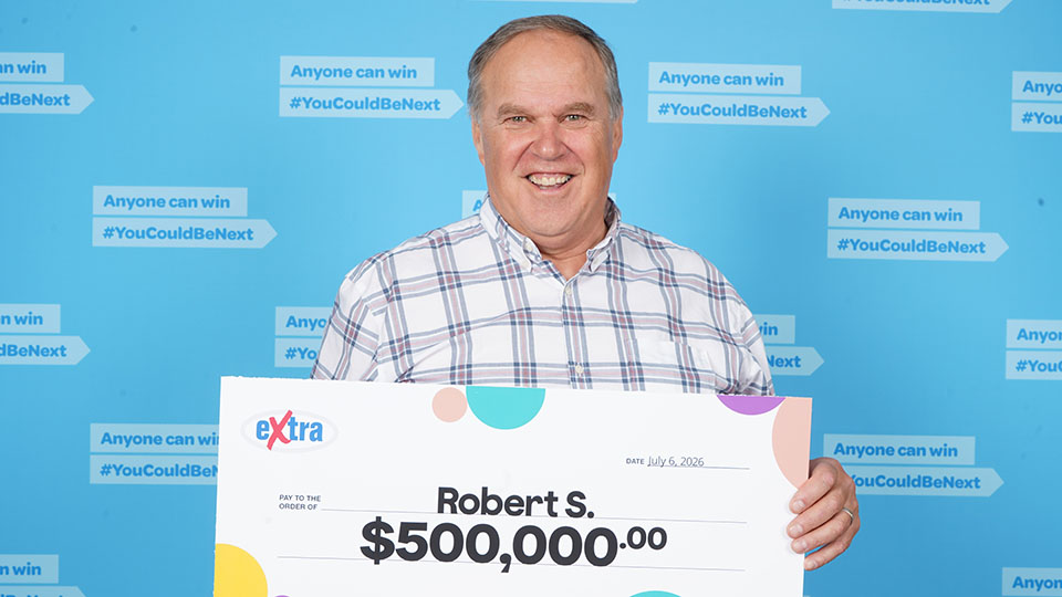 BCLC Extra winner Robert S.